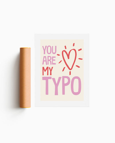 Poster You are my typo