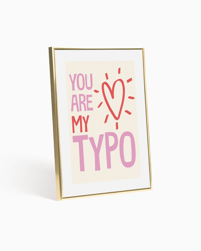 Poster You are my typo