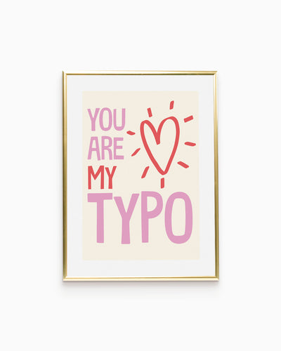 Poster You are my typo