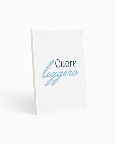 Poster Cuore leggero