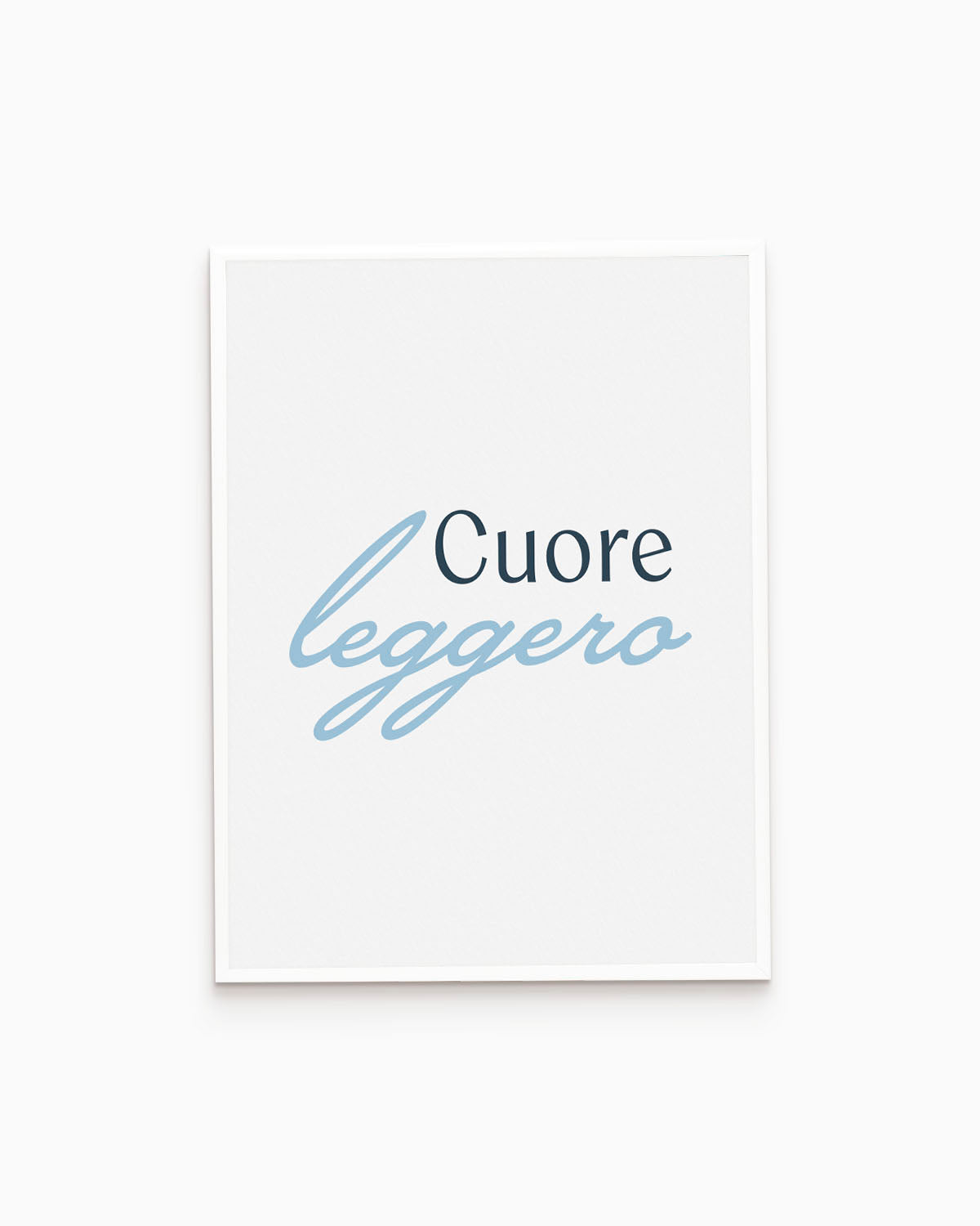 Poster Cuore leggero