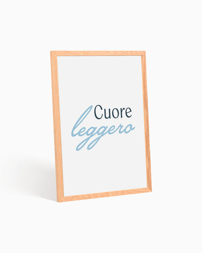 Poster Cuore leggero