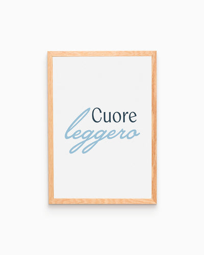 Poster Cuore leggero