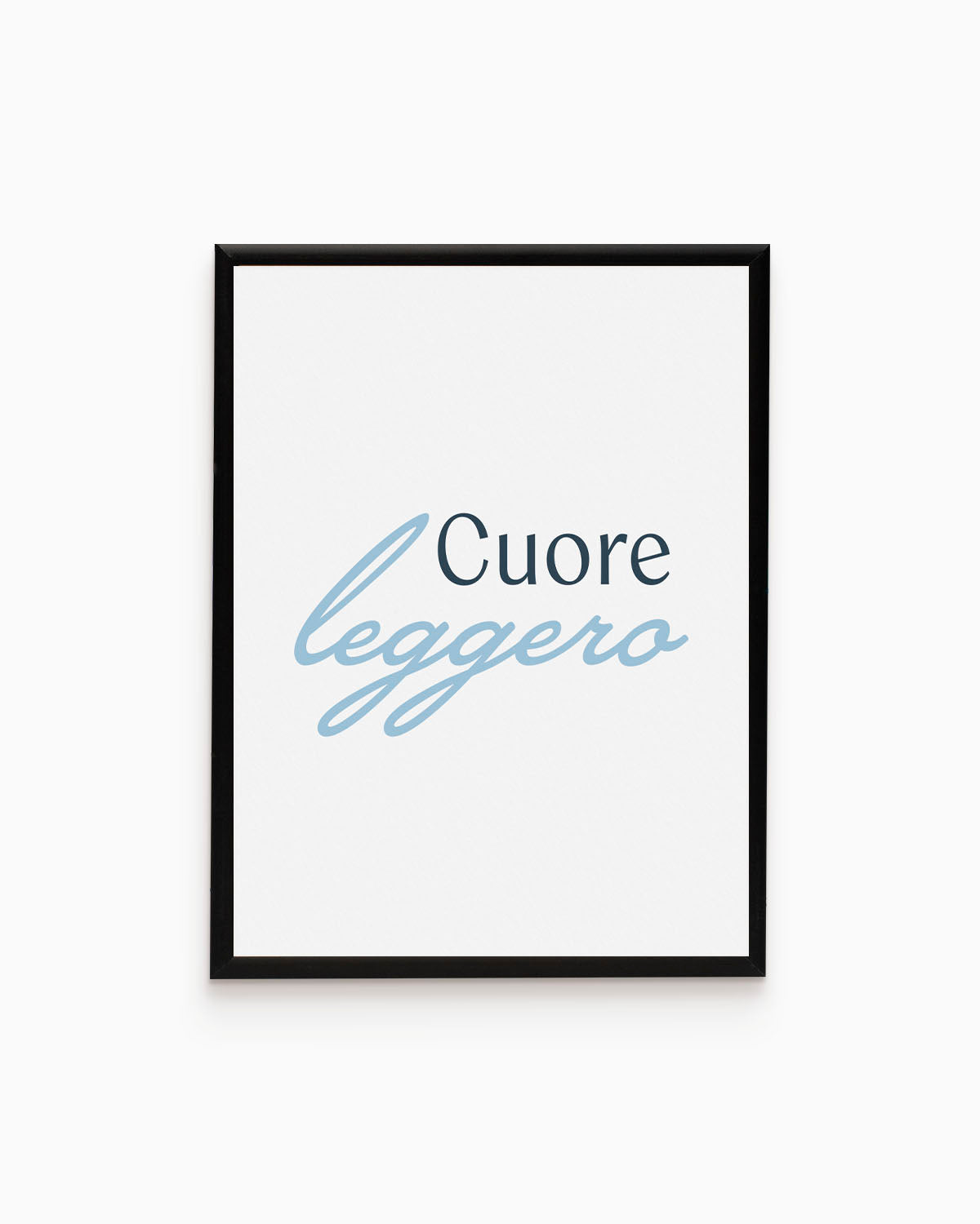 Poster Cuore leggero