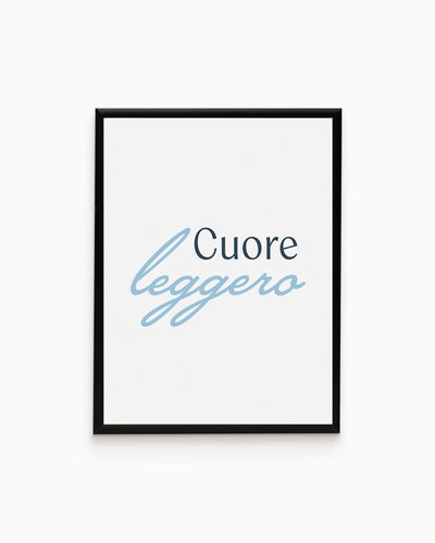 Poster Cuore leggero