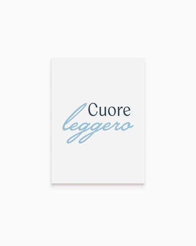 Poster Cuore leggero