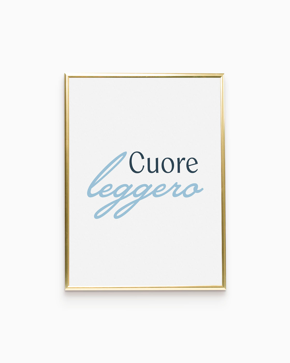 Poster Cuore leggero
