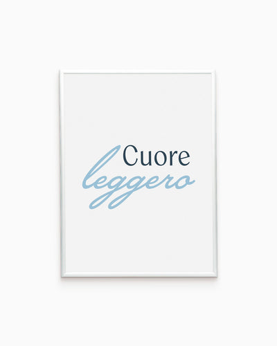 Poster Cuore leggero