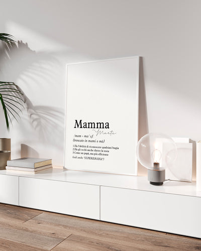 Poster Personalizzato Definizione di mamma