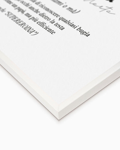 Poster Personalizzato Definizione di mamma