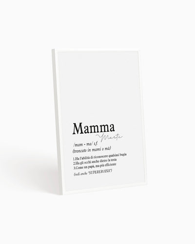 Poster Personalizzato Definizione di mamma