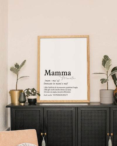 Poster Personalizzato Definizione di mamma