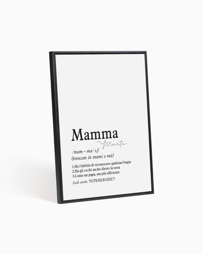 Poster Personalizzato Definizione di mamma