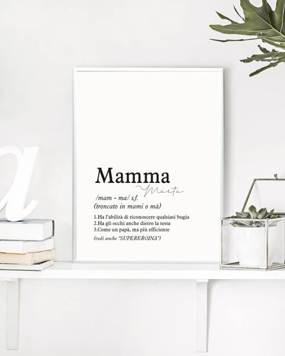 Poster Personalizzato Definizione di mamma