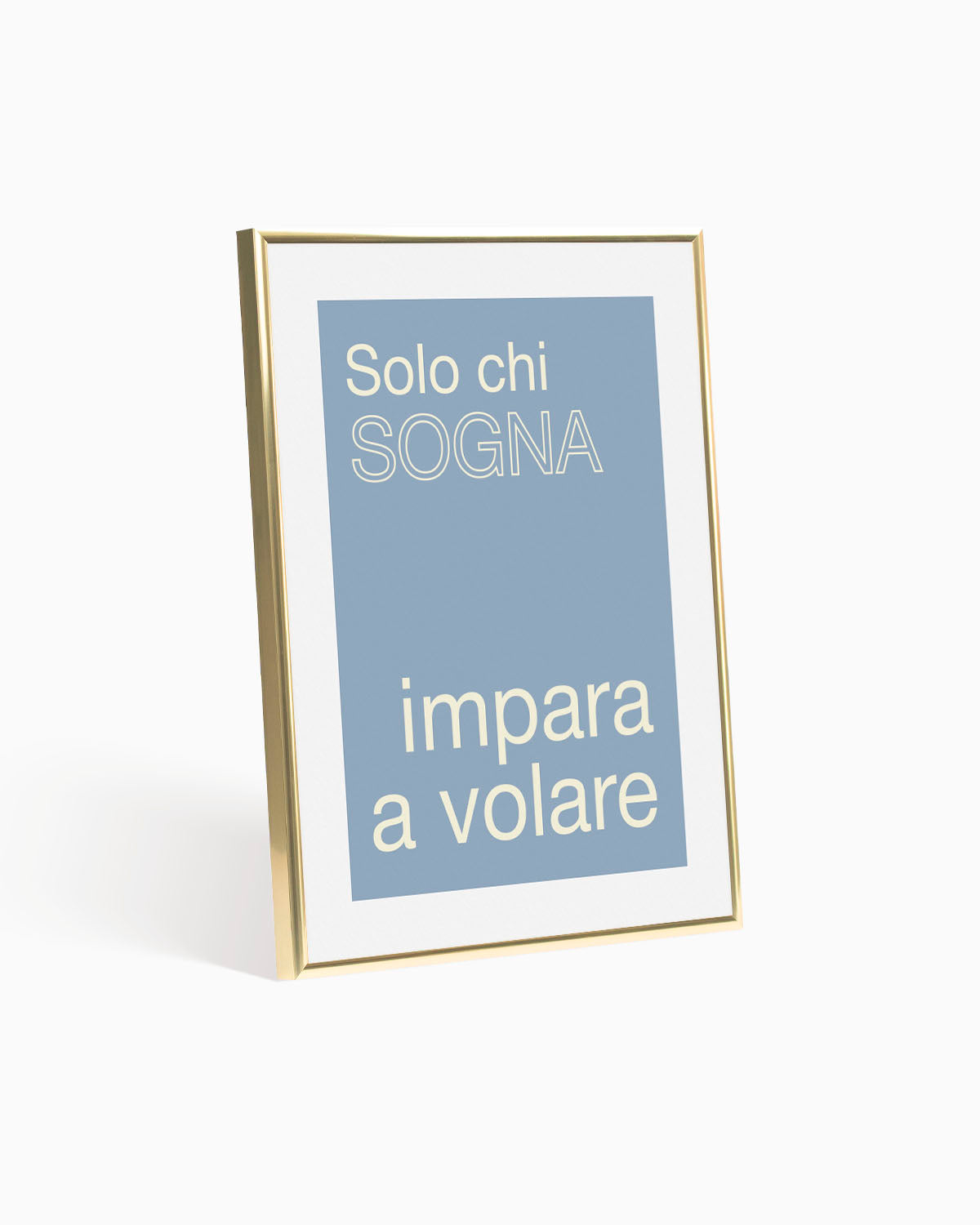 Poster Solo chi sogna impare a volare