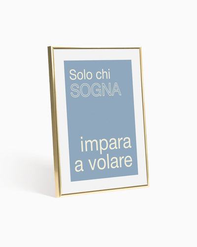 Poster Solo chi sogna impare a volare