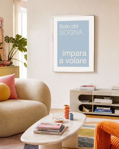 Poster Solo chi sogna impare a volare