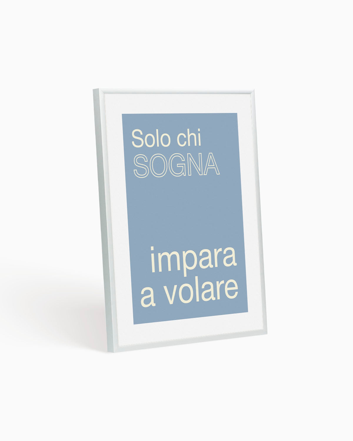 Poster Solo chi sogna impare a volare