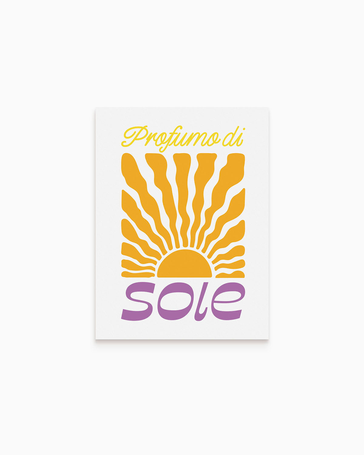 Poster Profumo di Sole