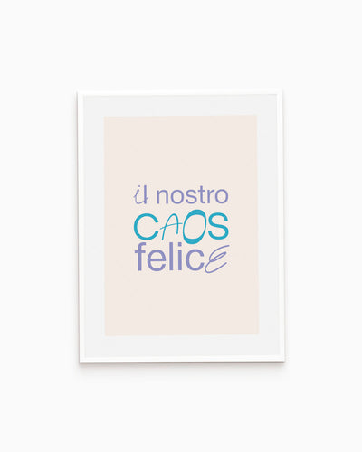 Poster Il nostro caos felice