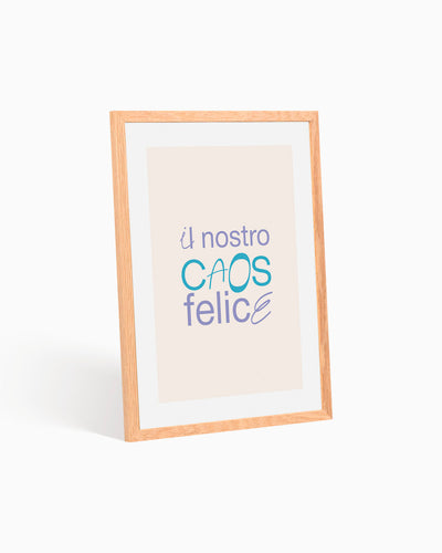 Poster Il nostro caos felice