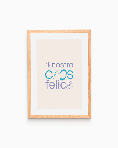 Poster Il nostro caos felice