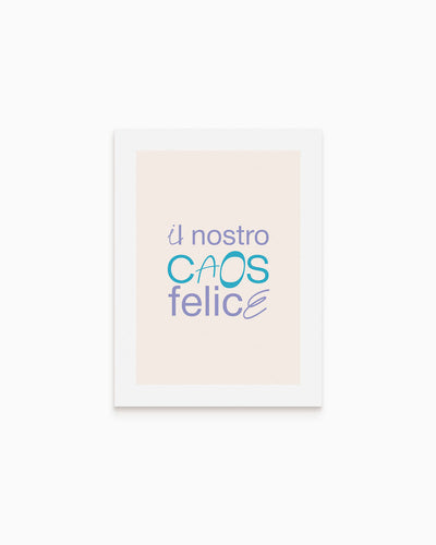 Poster Il nostro caos felice