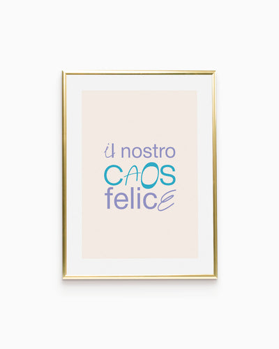 Poster Il nostro caos felice
