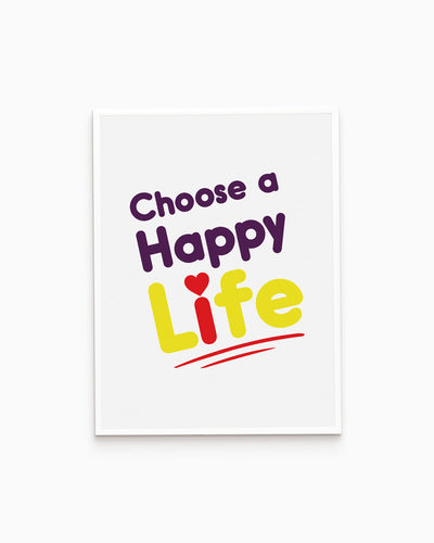 Poster Choose a Happy Life