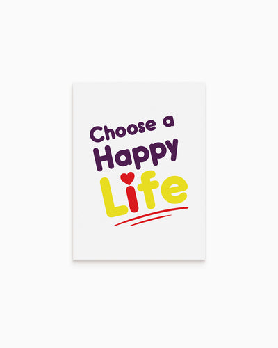 Poster Choose a Happy Life