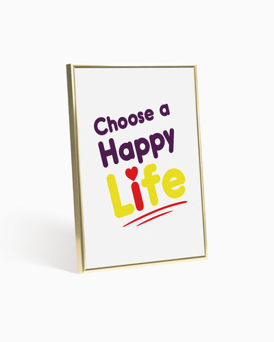 Poster Choose a Happy Life