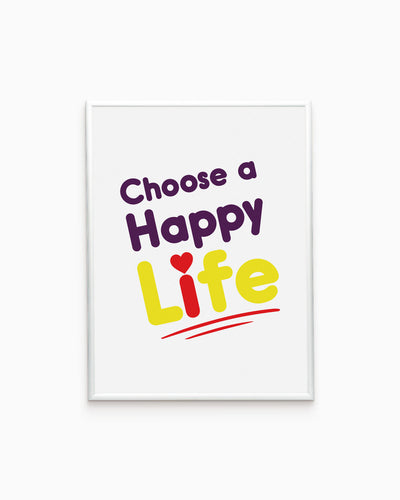Poster Choose a Happy Life