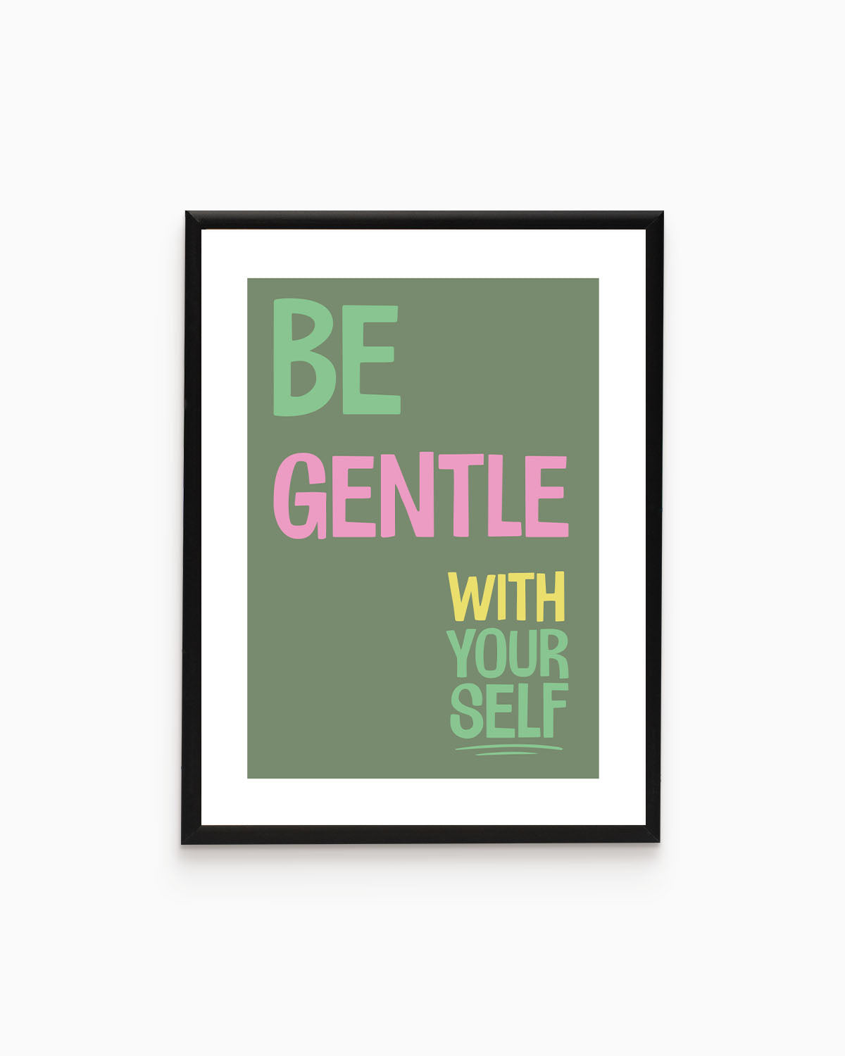 Poster Be Gentle With Yourself