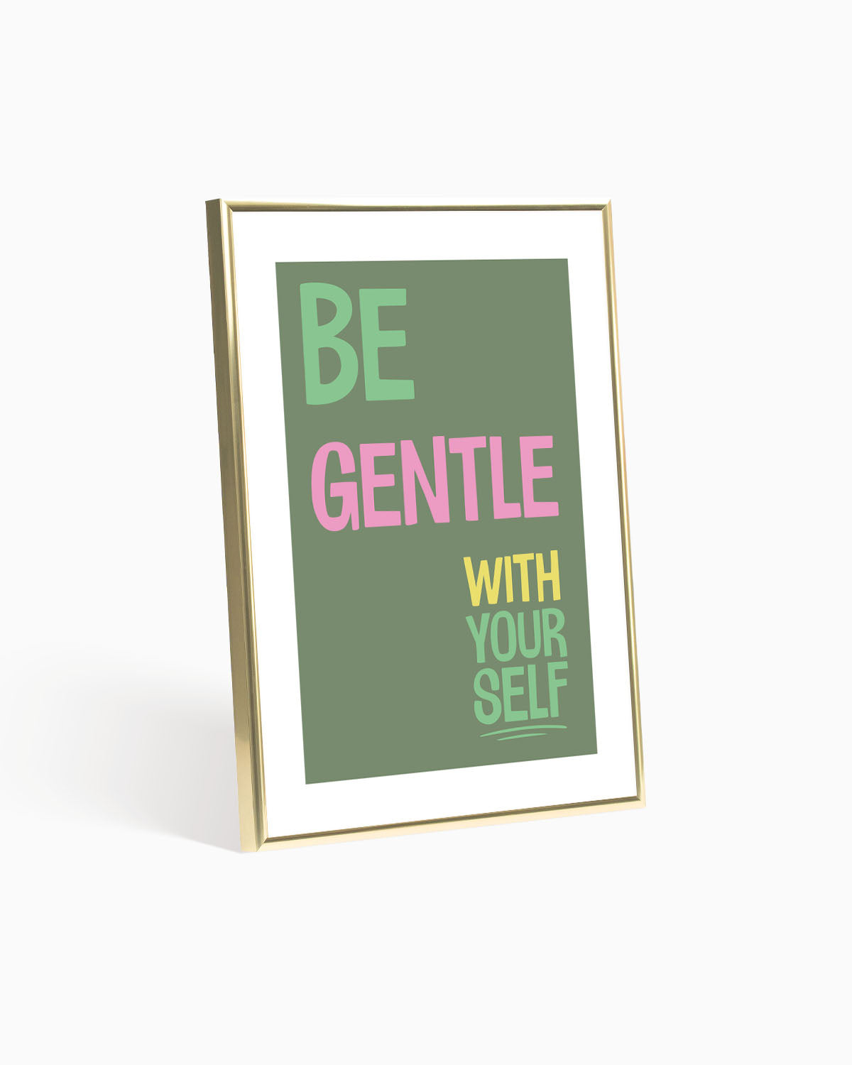 Poster Be Gentle With Yourself