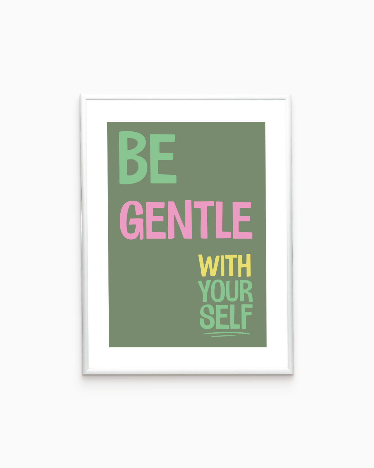 Poster Be Gentle With Yourself