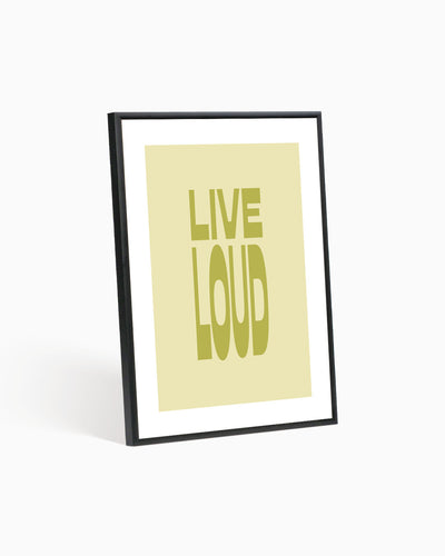 Poster Live Loud