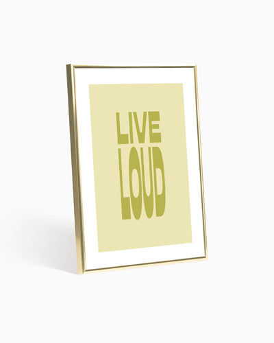 Poster Live Loud