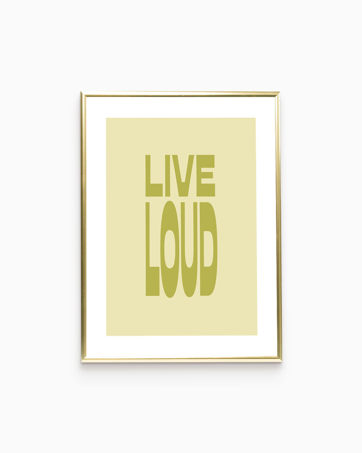 Poster Live Loud