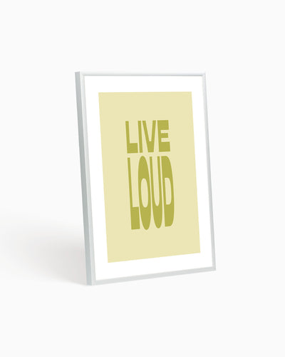 Poster Live Loud
