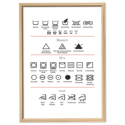 Poster Bathroom Directions