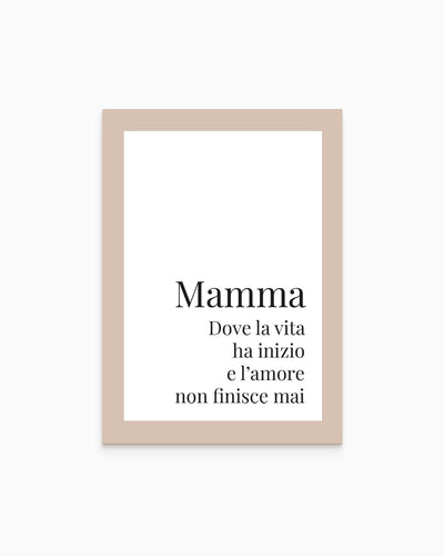 Poster Mamma amore senza fine
