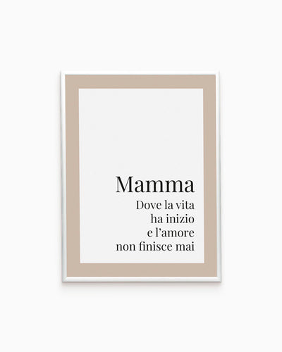 Poster Mamma amore senza fine