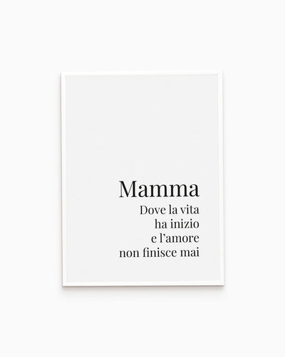 Poster Mamma amore senza fine