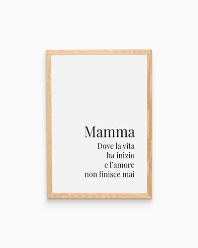 Poster Mamma amore senza fine
