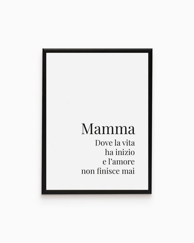 Poster Mamma amore senza fine