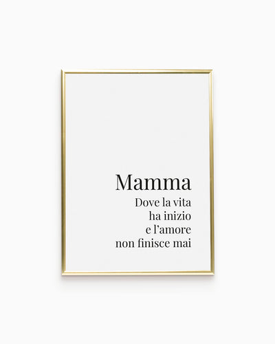 Poster Mamma amore senza fine