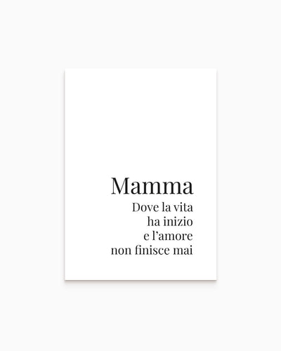 Poster Mamma amore senza fine