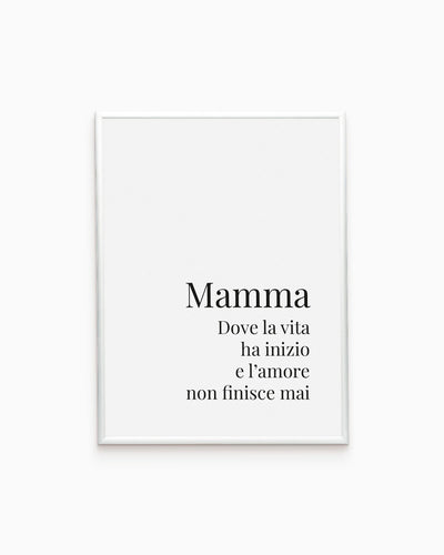 Poster Mamma amore senza fine