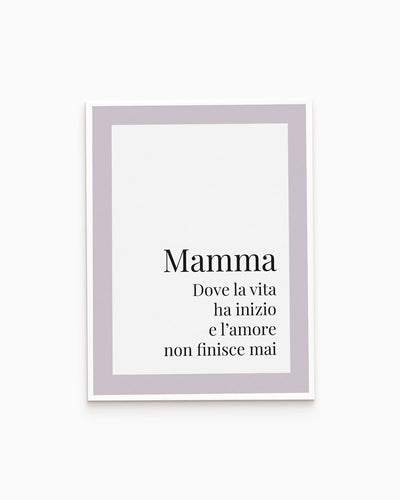 Poster Mamma amore senza fine