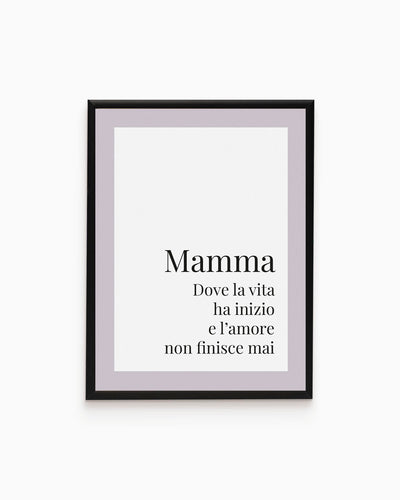 Poster Mamma amore senza fine